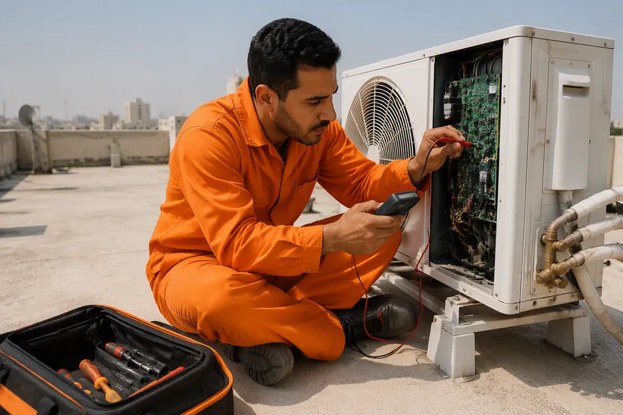 صيانة الكمبروسور واللوحات - صيانة ترين